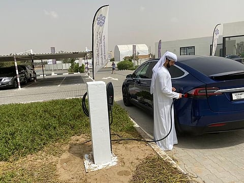 The Sharjah Research, Technology and Innovation (SRTI) Park is offering free charging of electric vehicles as part of its sustainability strategy and to encourage green transport.