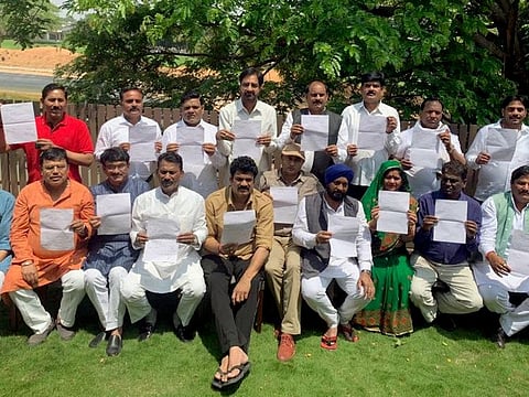 19 Congress MLAs, including six state ministers from Madhya Pradesh who are in Bengaluru, tendered their resignation from the assembly after Jyotiraditya Scindia resigned from the party.