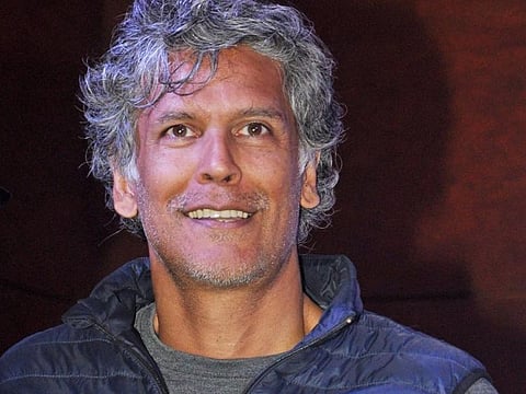 Actor, model and Pinkathon founder Milind Soman.