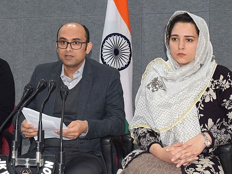 Director of National Health Mission Bhupinder Kumar briefed the media in Jammu.