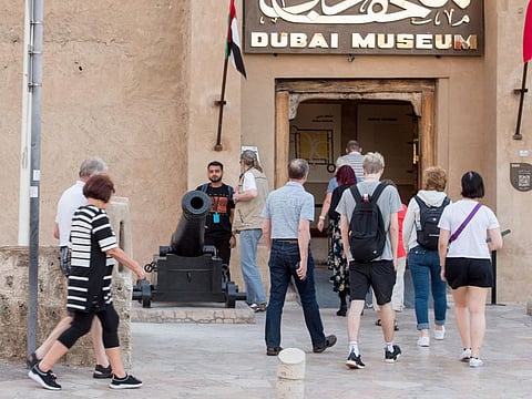 File picture of tourists at the Dubai Museum area. Picture used for illustrative purpose only.