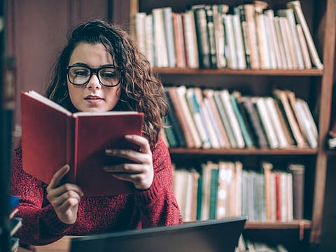 Picture for illustrative purposes: person reading