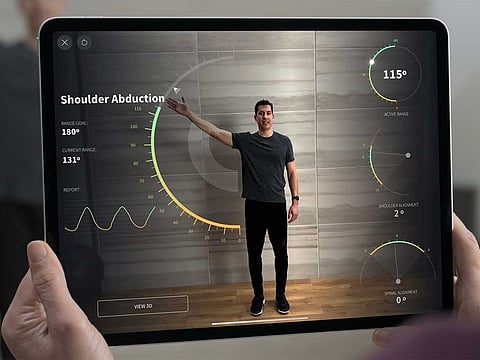 Apple shows the new iPad Pro with augmented reality capabilities.
