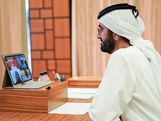 Schools are shut, education never stops: Sheikh Mohammed interacts with ministers, students