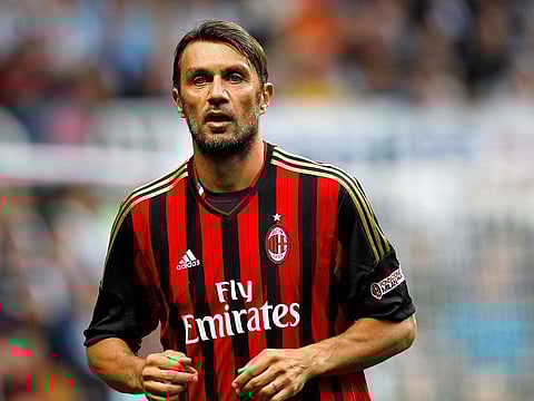 Paolo Maldini, the AC Milan legend