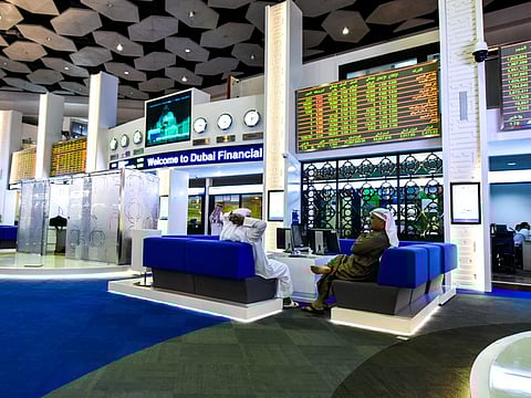 The Dubai Financial Market is mired in a slump, with the index down 40 per cent since the start of the year.