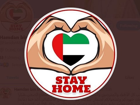 Sheikh Hamdan adds new profile picture to spread awareness amid coronavirus outbreak