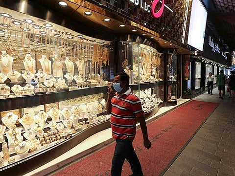 There are more sellers than buyers heading for UAE's jewellery shops these days.
