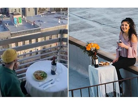 Influencer Jeremy Cohen shares a update video on his "roof top date"