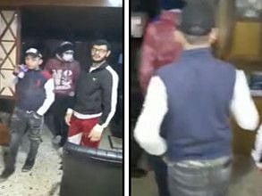 The squad reprimanded the teenagers and cautioned them to stay home and also seized expired food items stacked in a storeroom.