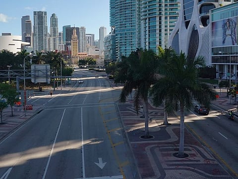 A stock shot of Florida, Gulf News is respecting the family's wish not to publish Dania Akl's photograph.