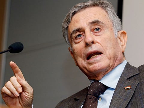 Exiled former Syrian Vice-President Abdul Halim Khaddam