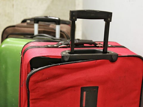 The suitcase, for all intents and purposes, was damaged beyond repair