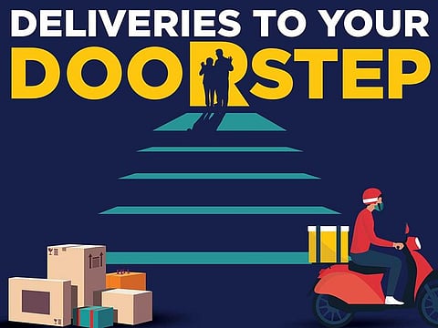 most delivery services have added contactless delivery as an option you can choose while ordering