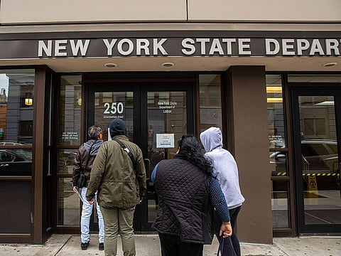 A New York State Department of Labor office in Brooklyn.