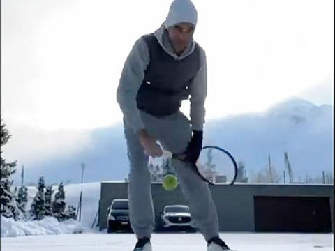 Roger Federer in isolation during coronavirus pandemic