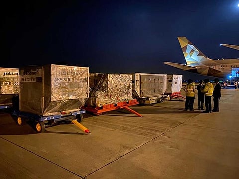 UAE sends second batch of medical aid supplies to Pakistan on Sunday to help combat coronavirus outbreak