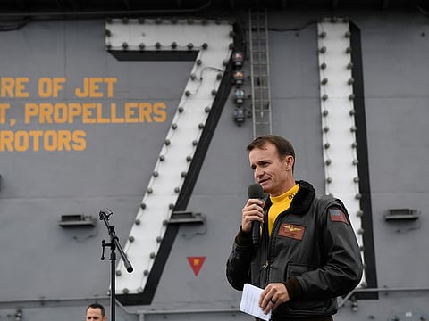 US Navy Capt. Brett Crozier.
