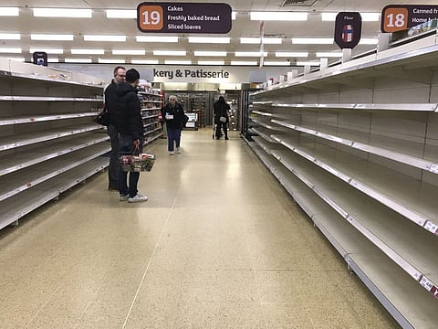 In many parts of the world consumers bought unusually large amounts of goods in anticipation and fear of coronavirus