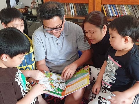 Rem Sagarino and family