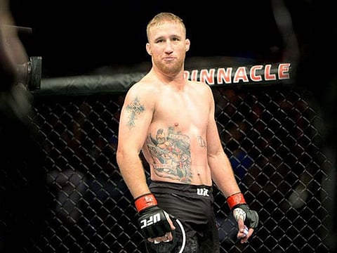 Justin Gaethje, challenger to Tony Ferguson in the May 9 fight, had a short training session with Iranian-American Brazilian Jui Jitsu world champion Benizl Dariush.