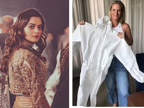 Minal Khan and Shaniera Akram