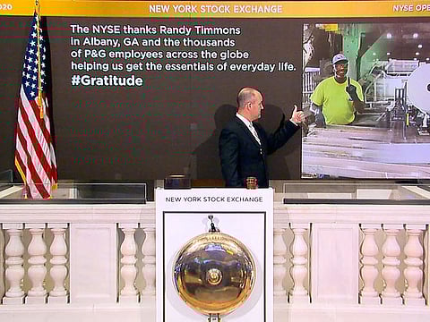 A time to thank... A scene from the New York Stock Exchange in the shadow of the COVID-19. The Fed has signed off on its stimulus package, but investors should not be following all the Fed's moves.