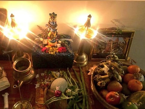 A typical Vishu Kani.