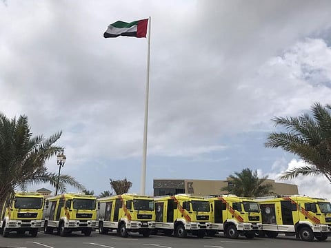 File pic of Sharjah Civil Defence fleet for illustrative purpose only