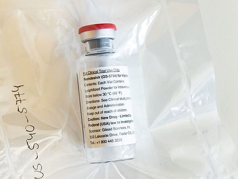 A vial of the drug Remdesivir. Could it be the answer to the COVID-19 pandemic?
