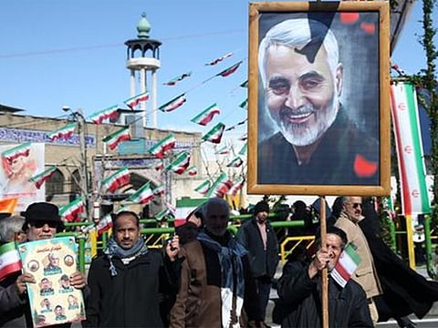 Soleimani, 62, was the chief of Iran’s self-styled Quds Force affiliated with the Revolutionary Guard that has forged strong links with Tehran’s proxy militias in Yemen, Iraq, Lebanon and Syria.