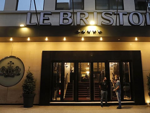 Le Bristol one of Lebanon’s landmark hotels that has survived the country’s bloody 15-year civil war is folding, closing its doors in the face of a combination of an economic crisis and the global health threat of the coronavirus, one of its executives said Saturday.