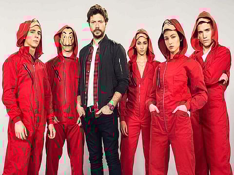 Cast of 'Money Heist' series on Netflix. Photo for illustrative purpose only.
