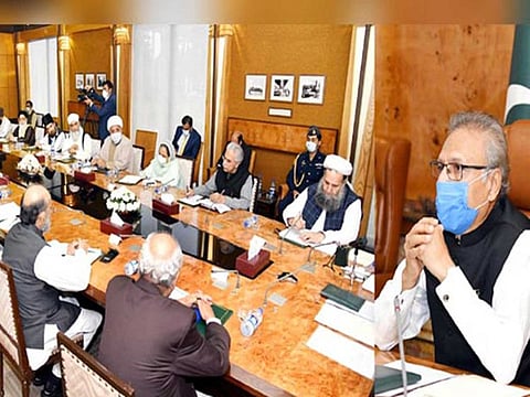 Pakistan President Dr Arif Alvi allows opening of mosques during Ramadan under strict guidelines.