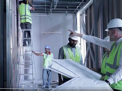 Screenshot from the DHA video