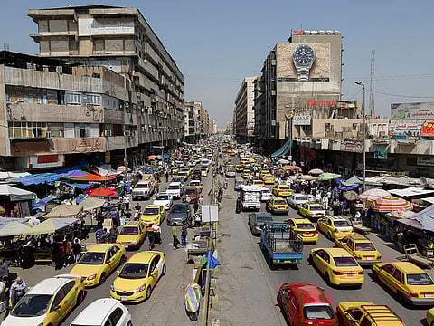 Baghdad has been hit by another bomb explosion in a liquor store, injuring one civilian.
