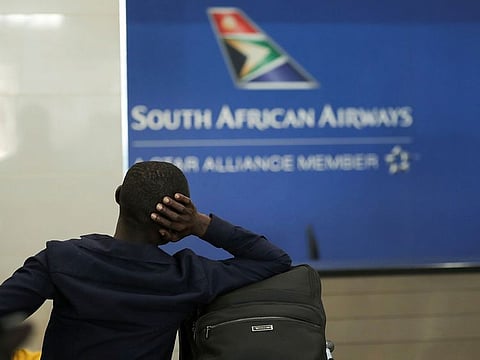 No more going anywhere... South African Airways will be handing out pink slips to all its staff after the government said it cannot keep picking up the tab any longer.