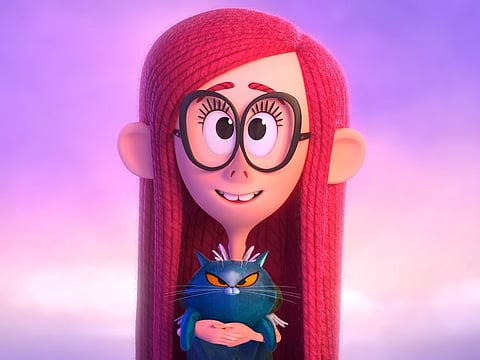 Jane Willoughby, voiced by Alessia Cara, in a scene from "The Willoughbys,"