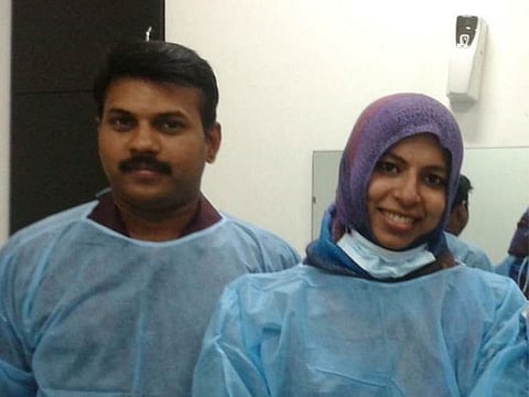 Dr Mohmmad Faiz and wife Dr Fatima Siddqui