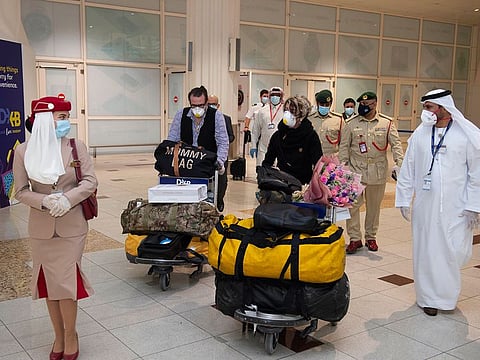 "It is nice to be back home. Dubai is my home and my children's home," said Mark Hill.