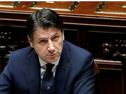 Italian Prime Minister Giuseppe Conte.