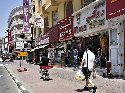 Life in the Naif area in Dubai gradually returns to normal after Covid 19 movement restrictions are lifted.