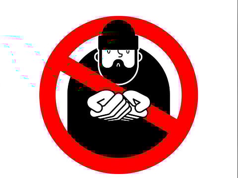 Dubai Police have urged the public not to solicit begging in any form.