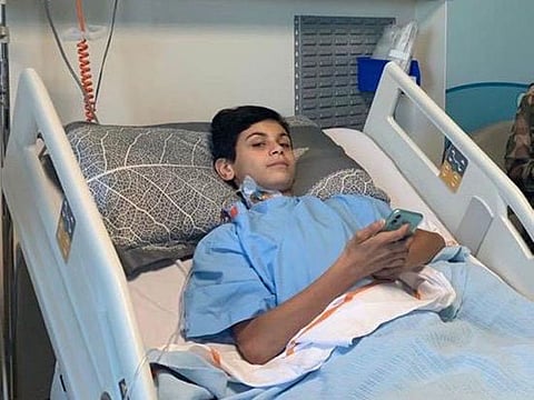 Rakan was left paralysed from the waist down in the accident