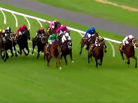 Godolphin's Lyre barely fell short to come in second at the Robert Sangster Stakes at Morphettville racecourse in Adelaide on Saturday.