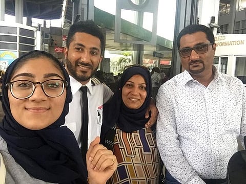 The Dhalla family in happier days
Left to right: Hadiya, Mustafa, Sabeena and Inayat Ali