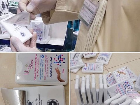 Three pharmacies closed in Khor Fakkan for selling deodorant as sanitiser