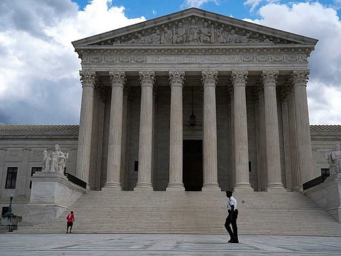 The Supreme Court building in Washington, April 9, 2020.