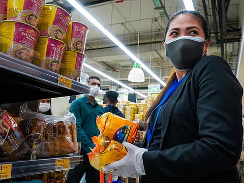 Shoppers at a hypermarket in Al Qusais, Dubai. Picture for illustrative purposes only.