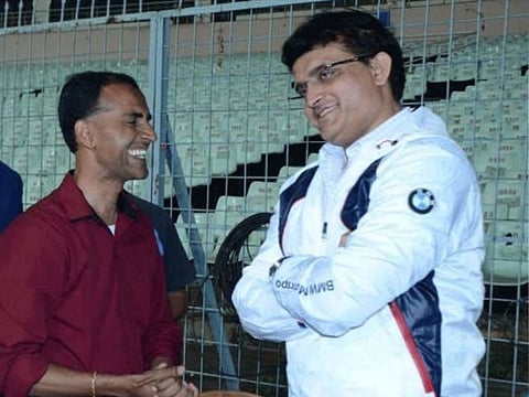 Rajaneesh Henry, General Secretary of Cricket Association of Blind in Kerala (left), has sought help from Sourav Ganguly, former India captain and now President of Indian cricket board, to improve his players' lot.